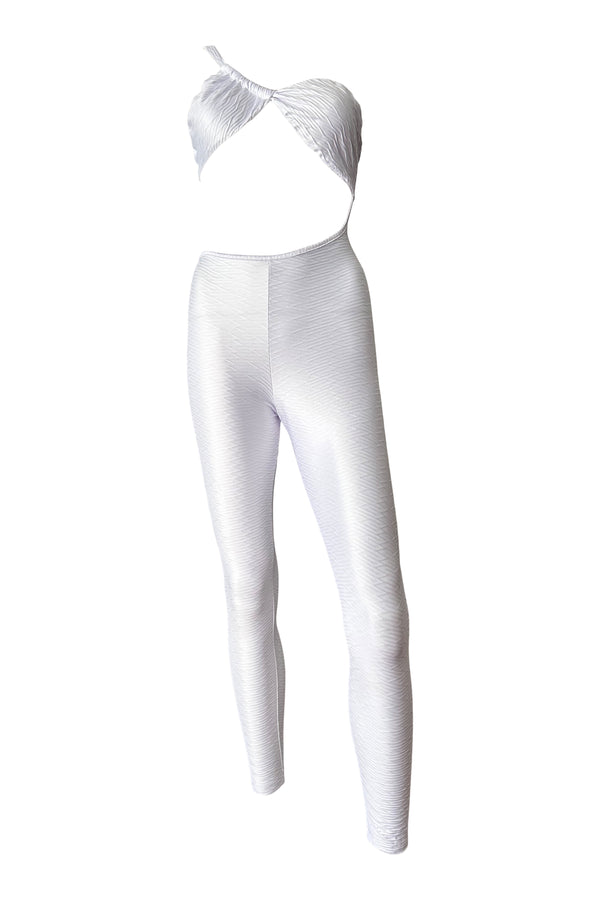 Unitard Roberta in White Gloss