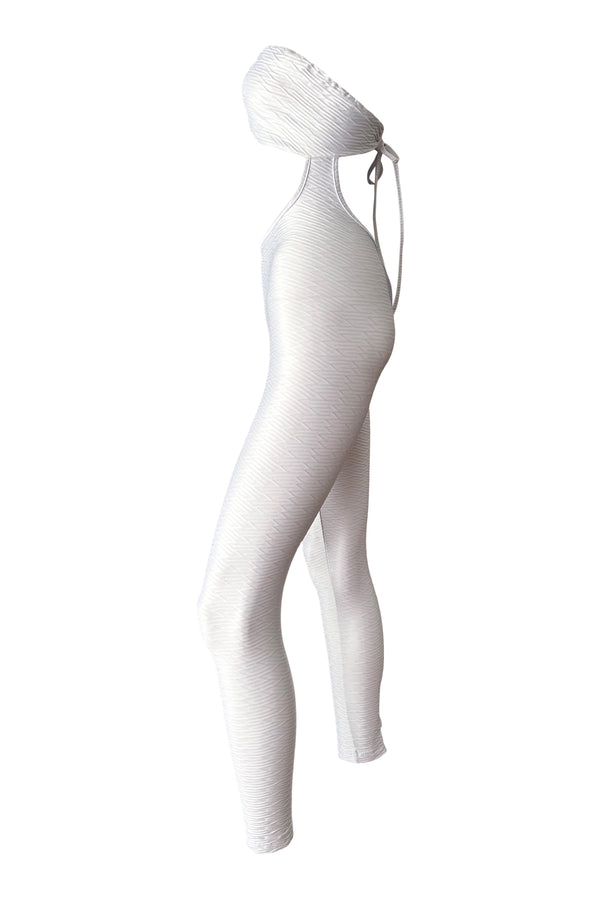 Unitard Roberta in White Gloss