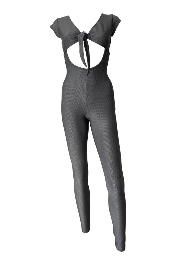 Unitard Cayetana in Iron Jacard